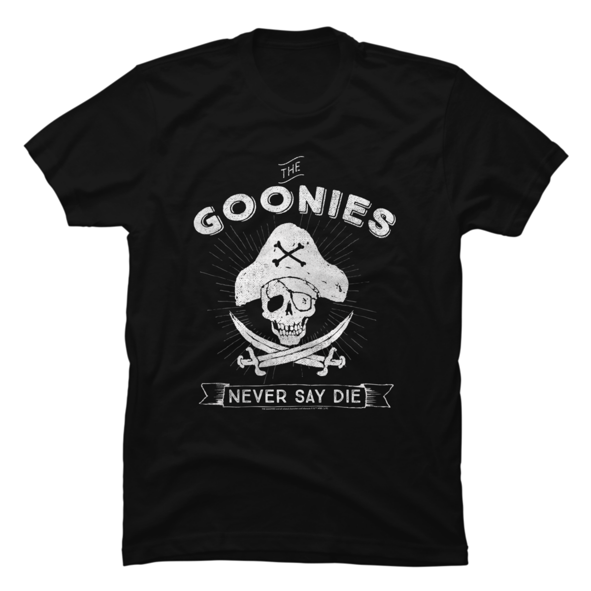 goonies never say die t shirt